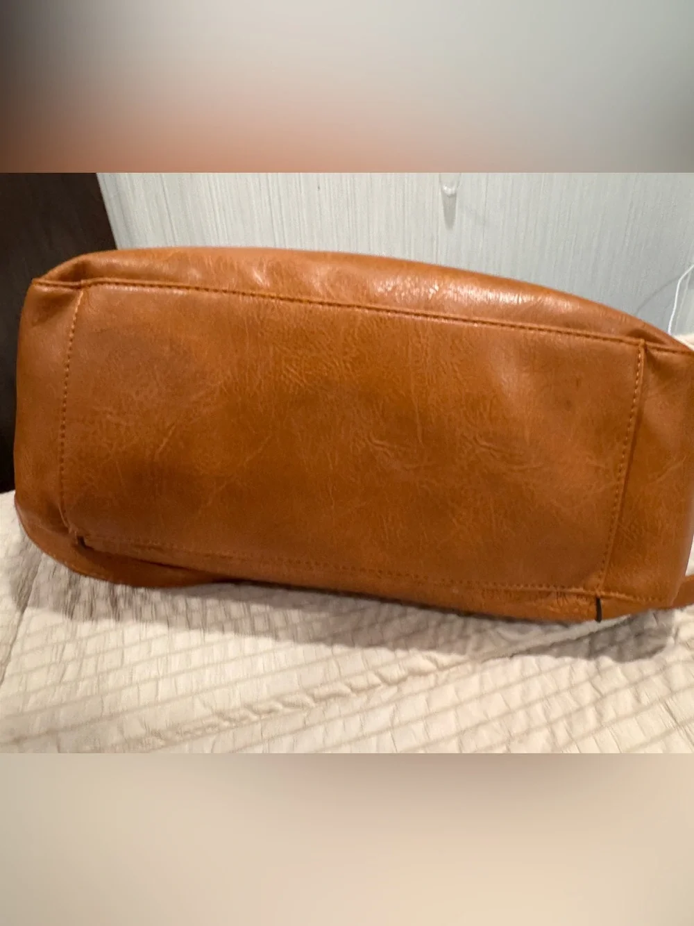 Sam & Hadley Tan Shoulder Bag; EUC